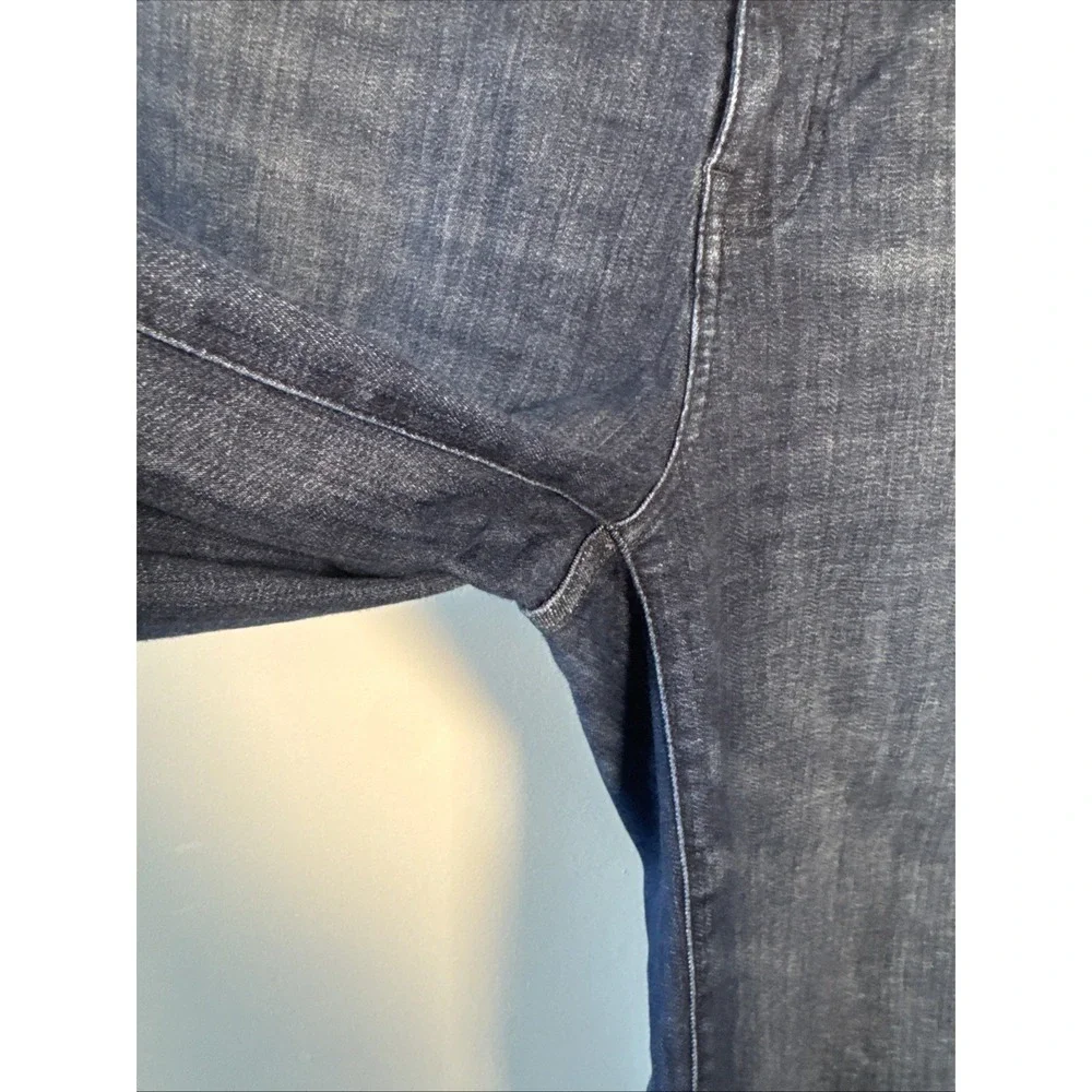 Frame Jeans Le Slim Palazzo Wide Leg High-Rise Sz 31 Dark Wash Guilty Slimming - Picture 4 of 9